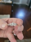 Platinum Marquise Cut Natural Diamond Engagement Ring. approx. 0.50ktw — photo 7