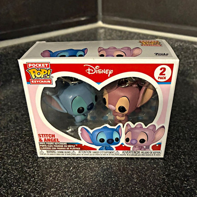 Funko Pocket Pop! Disney Lilo & Stitch Stitch & Angel 2er Pack Keychain