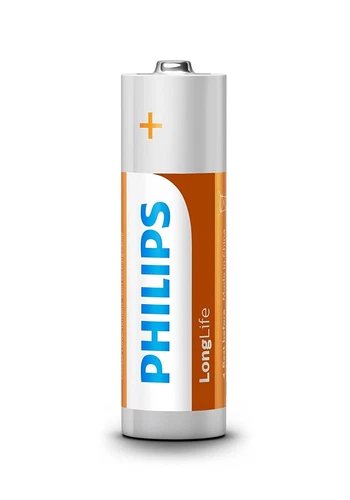 Philips - Philips Longlife Batterij Zinc AA/R6 12st. NUOVO - Foto 1 di 2