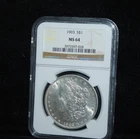 United States Morgan Silver Dollar Coin - 1903 - MS-64 NGC