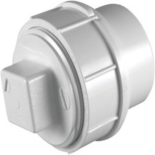 Charlotte Pipe 3 In. Schedule 30 DWV PVC Cleanout with Threaded Plug Charlotte