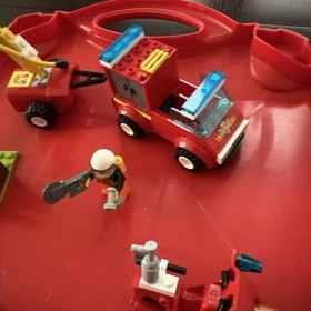 LEGO Juniors 10740 Fire Patrol Suitcase Complete With Instructions Minifigures