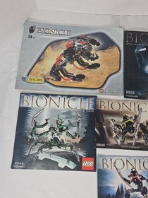Lego Bionicle Instruction Manuals Lot of 11 8595 8596 8594 8593 8606 8615 8531