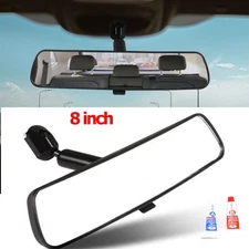 8'' Black Interior Rear View Mirror Auto Car Replacement Day Night Universal