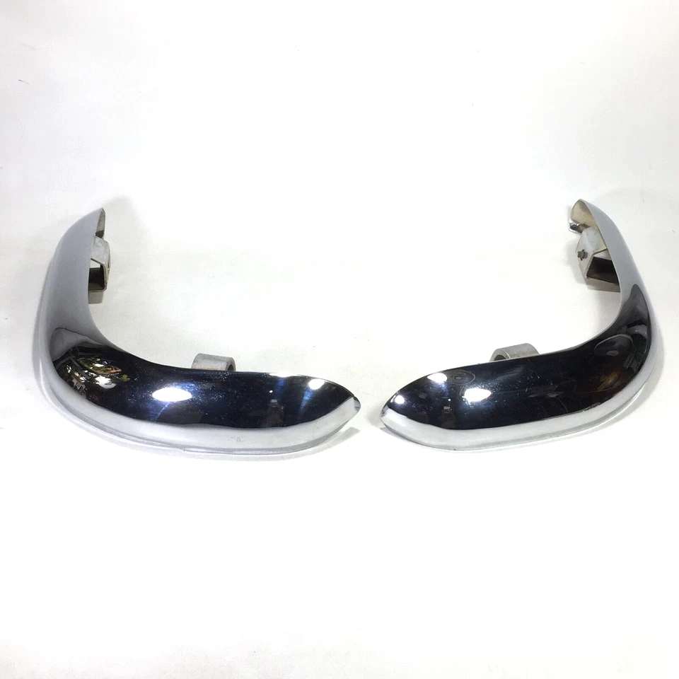 Par trasero derecho izquierdo cromo parachoques esquina cuarto OEM USADO para Triumph GT6 Spitfire Foto 2 de 4