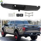 Steel Rear Bumper Assembly Fit For 2015-2020 Ford F-150 Black  W/ Park & Tow