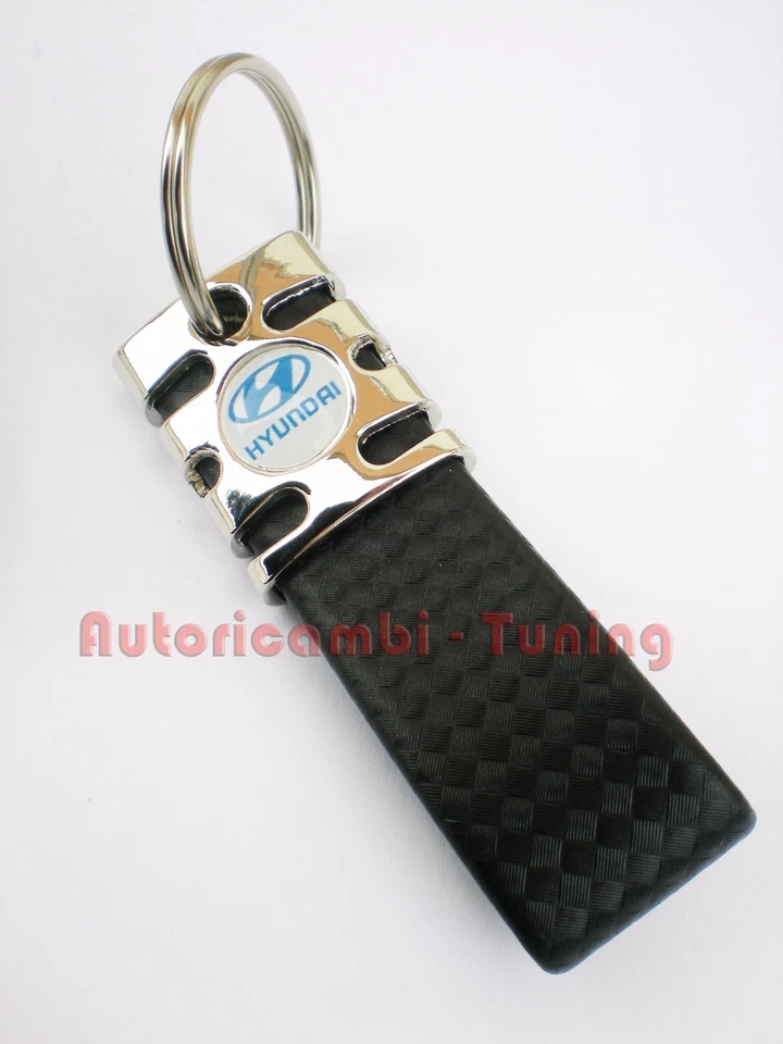 Portachiavi Auto per HYUNDAI Atos Accent Galloper Getz i10 i20 ix20 ix35 carbon