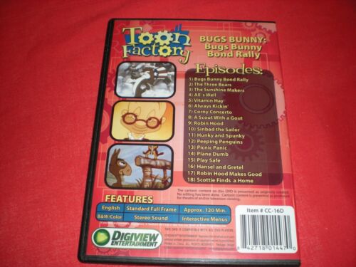 TOON FACTORY 18 CARTOONS DVD - Picture 2 of 3