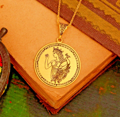 Hera Goddess 925 Sterling Silver - Greek Goddess Jewelry - Olympian Goddess