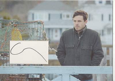 Casey Affleck signiertes 12x8 Foto Display MANCHESTER BY THE SEA COA