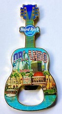 2020 HARD ROCK CAFE ORLANDO COUNTRY COLORS BOTTLE OPENER GUITAR MAGNET V20