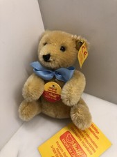 Steiff Original Classic TeddyBear Blonde Mini-Mohair 4" All Tags 0210/12 1976NEW