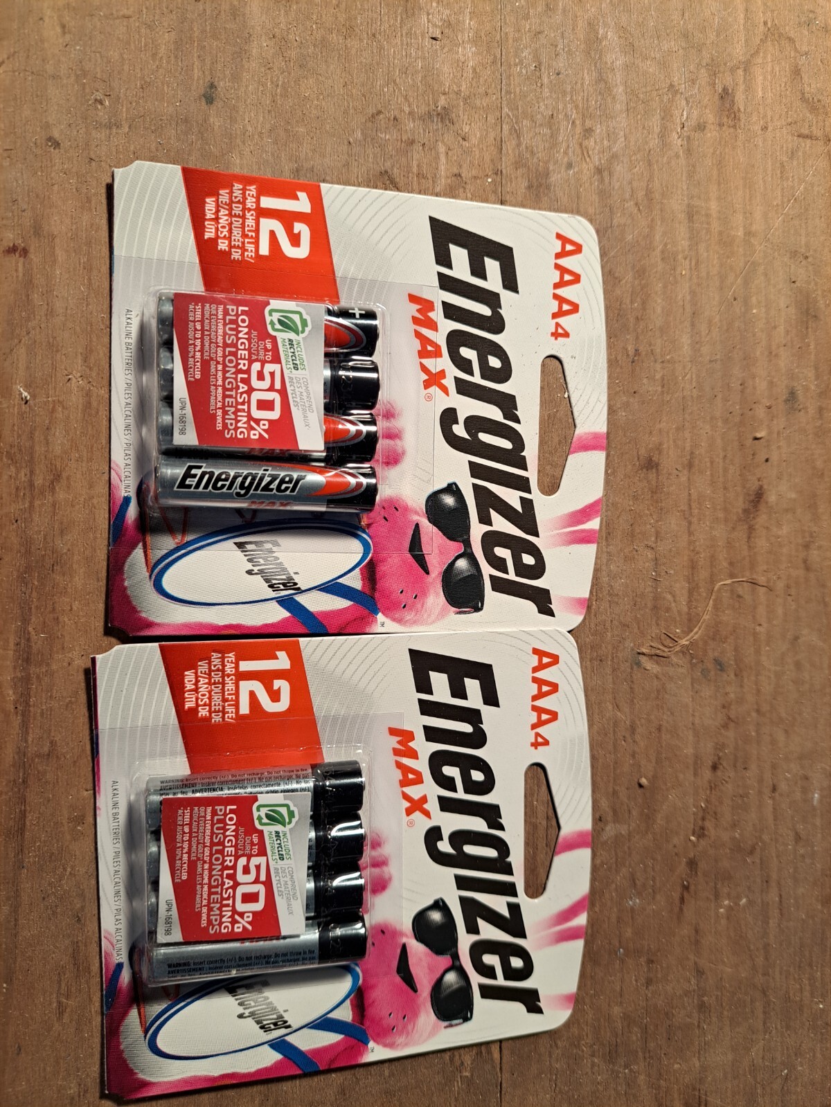 Energizer AAA Batteries, Max Triple A Alkaline, 8 Count 12 Year Shelf Life-image