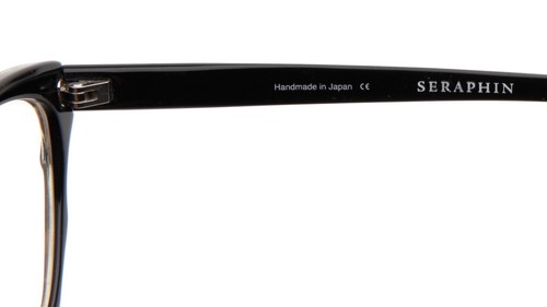 Nuovi occhiali da vista SERAPHIN CROCUS SUN / 8790 nero leopardato 54-15-140 mm B38 mm Giappone - Foto 9 di 10