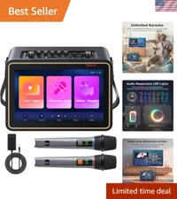 Wireless Karaoke Speaker System with 12.1" Display – Perfect for Home & Parties