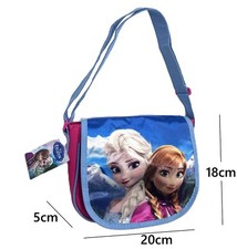 Borsa A Tracolla Frozen Con Anna Ed Elsa - Borsetta Bambina Con 2 Giocattoli
