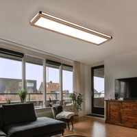 Deckenlampe Deckenleuchte Wohnzimmerlampe Led Holzoptik 3 Biglight