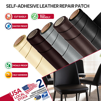 Self-Adhesive Leather Repair Patch Stick on Sofa Car Van Seat Jacket Home
