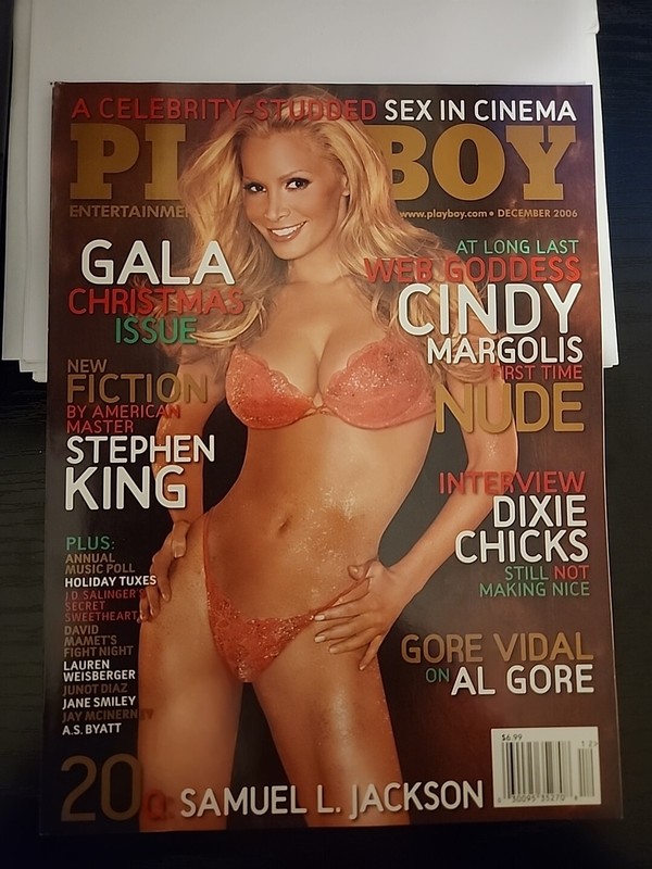 December 2006 Playboy Magazine Cindy Margolis