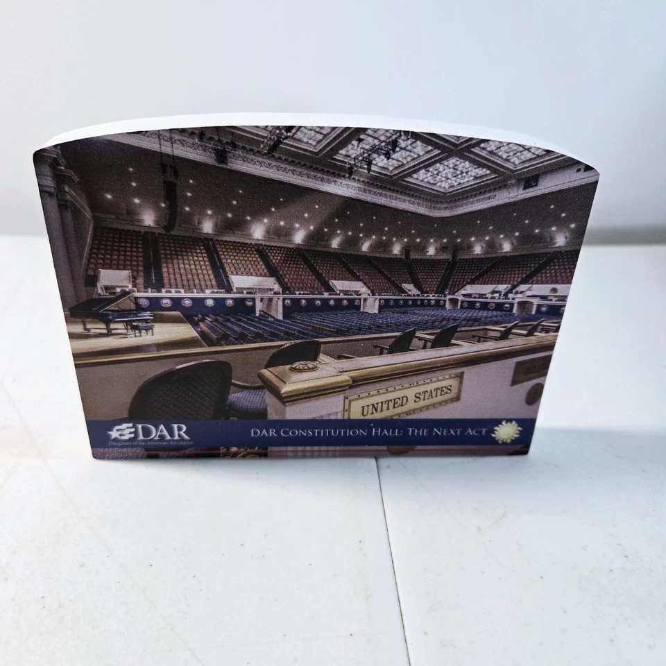 DAR Constitution Hall: The Next Act Commemorative Wooden Piece - Image 3 of 3