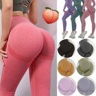 Women High Waist Yoga Pants Gym Leggings Scrunch Bum Push Up Workout