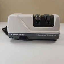 Chef's Choice DiamondHone 314 Electric 2-Stage Knife Sharpener Works 