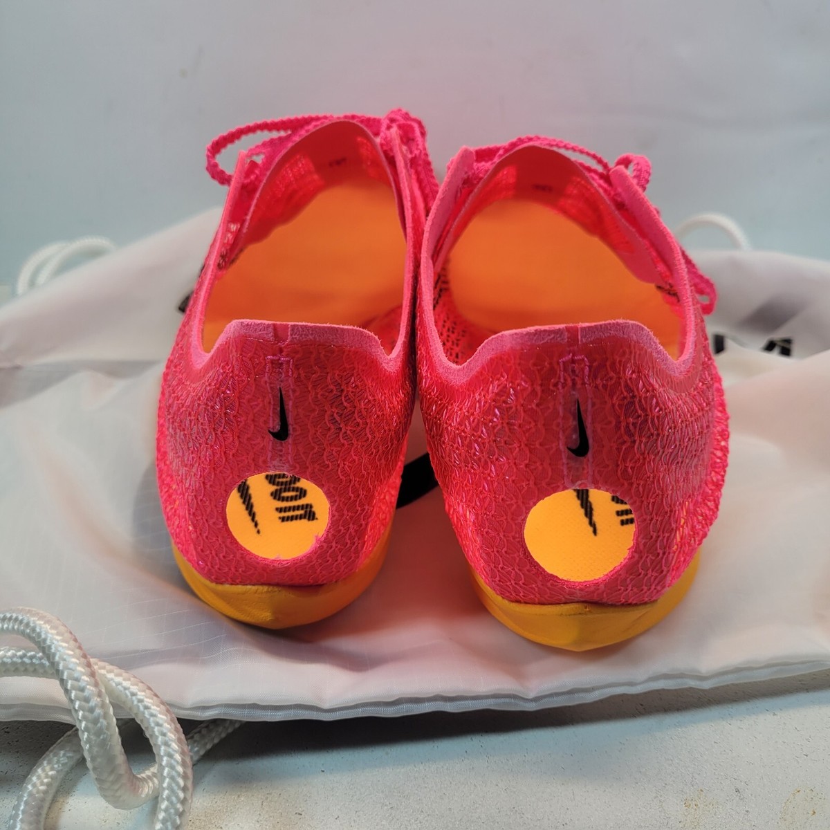 New Men Size 10.5 Nike Air Zoom Victory Pink Orange Track Spikes