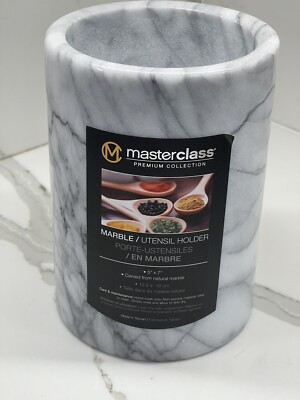 MASTER CLASS PREMIUM COLLECTION MARBLE UTENSIL HOLDER.