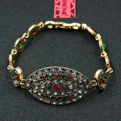 Betsey Johnson Schmuck Mode Armband Steine Edelsteine Multicolor