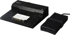 DELL PR03X Dock E-Port Replicator Docking Station Power Adapter, DVI, DP & HDMI