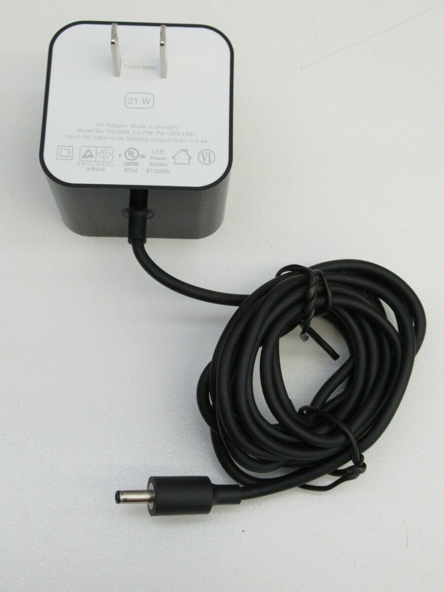 Adapter fit 15V 1.4A 21W Amazon Echo Show (1st gen) Power Supply