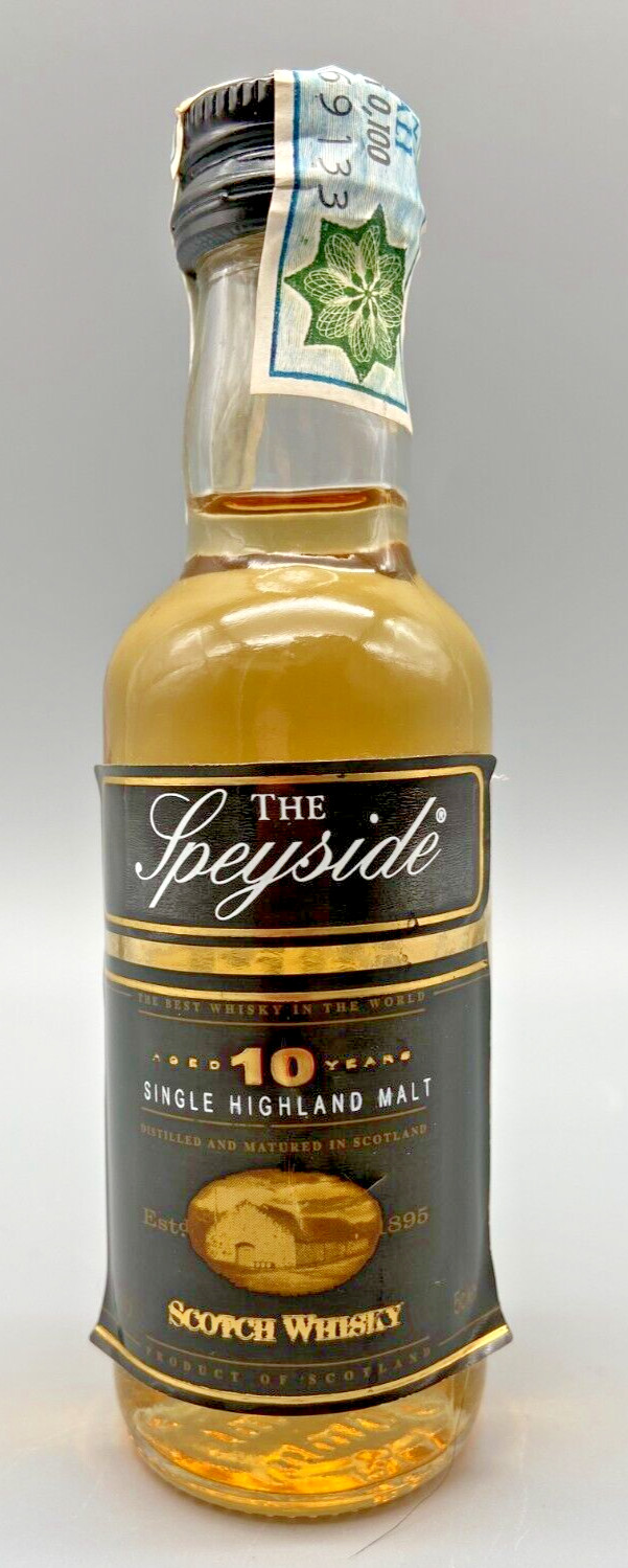 The Speyside-Single Malt Scotch whisky-10 Jahre-Mini-5cl-40%vol.Alc.
