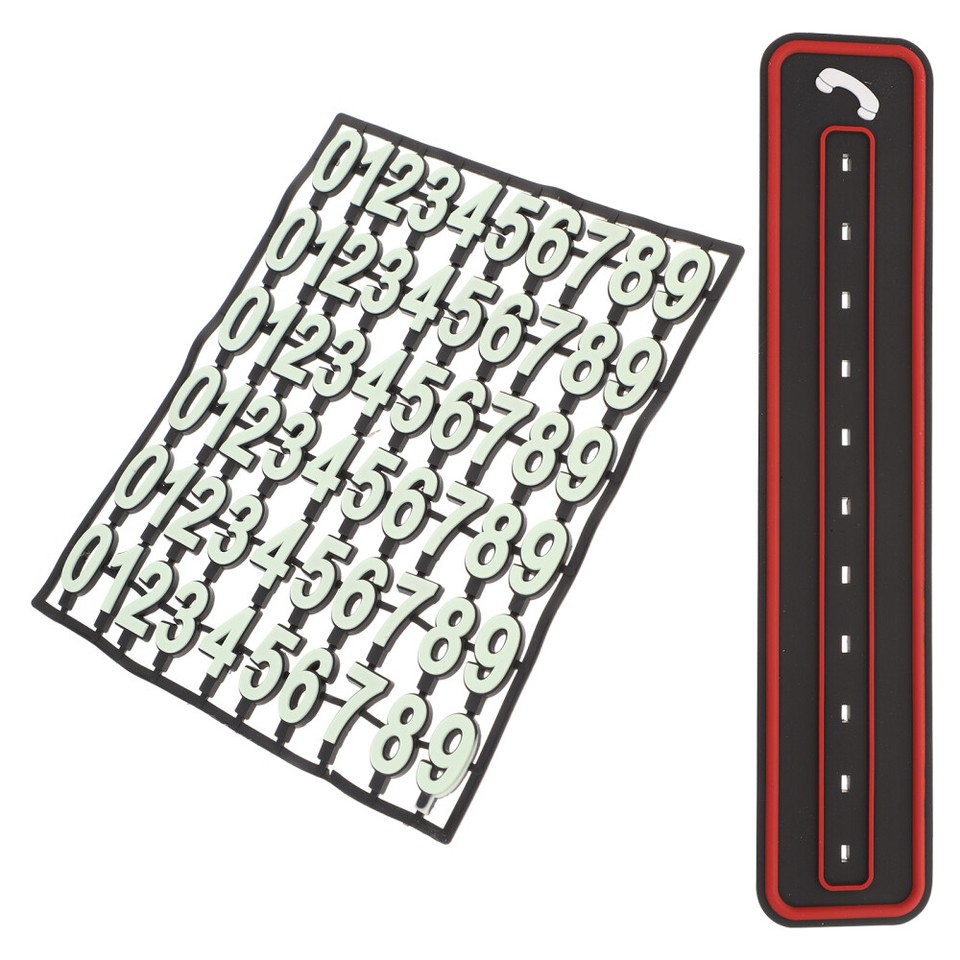 Threedimensional Parking Signs Night Light Phone Number Tag eBay