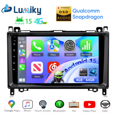 Qualcomm Autoradio Für Mercedes-Benz A/B Klasse/Vito W169 W639 W245 Carplay Navi