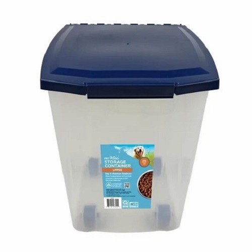 New Dog Food Storage Container Large 25lb Capacity Plastic With new-dog-food-storage-container-large-25lb-capacity-plastic-with
