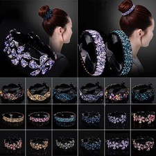 Womens Girls Hair Clip Crystal Claw Clamp Ponytail Bun Holder Hairpin Headwear⊥