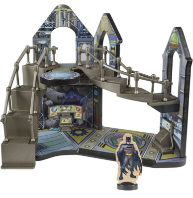 Batman Wooden Batcave Playset Toy Game Comic Series Playset Batman Lair ...