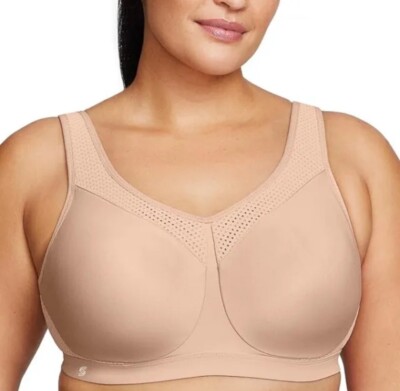 New Glamorise Women's Plus Size Hi-Impact Sports Bra Underwire