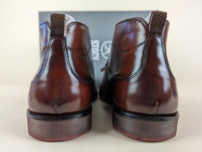 Stacy Adams Chukka Boot Mens 11.5 Kyron Cognac Brown Leather Plain Toe Shoes NWB Stacy Adams | Shoes | Stacy Adams Chukka Boot Mens 15 Kyron  main image 4