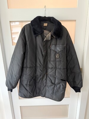 Vintage RefrigiWear Puffer Jacket Coat Style 342 made in USA Blue Size X-Large