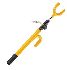 Vehicle Steering Wheel Lock, Car Anti-Theft Yellow