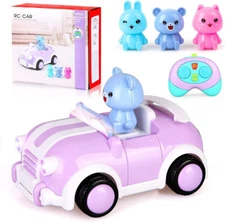 NEW IN BOX BEEBEERUN RC CAR WITH MUSIC AND FLASHING LIGHTS TODDLER/KID STARTER