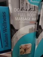 Health Touch Massage Mat Double Sided Full Body w/ Vibration  Heat