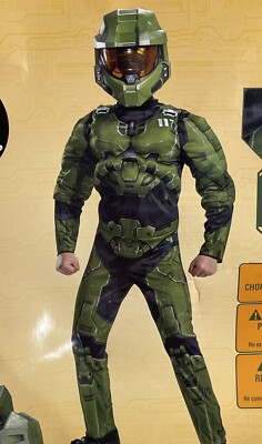 Halo Master Chief With Reflective 117. Size 4-6. New.