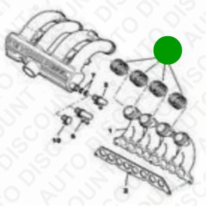 4 Manchons collecteur d'admission Pour Peugeot 406, 605, 806, Xantia, XM, 036255 - Image 2 of 3