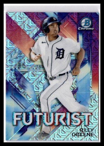 2021 Bowman - Futurist Riley Greene #FUT-RG Mojo Refractor (RC)