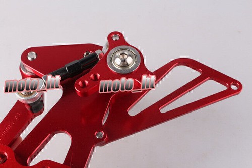 Aluminum Adjustable Rear Foot Pegs Footrest for BMW S1000RR S 1000 RR 2008-2014 - Picture 7 of 8