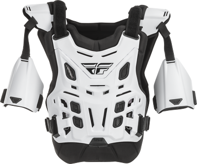 Fly Racing Mens CE Revel Roost Chest Protector Guard XL White | eBay