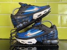 SNEAKERS UOMO NIKE AIR MAX PLUS 3 TN NERO BLU ARANCIONE UK7 DR8588-400