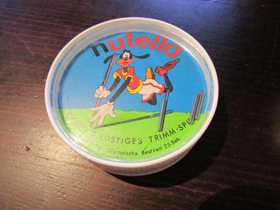 Nutella Top Rarität - Unikat - Goofy`s lustiges Trimm Spiel - Variante !! 1972